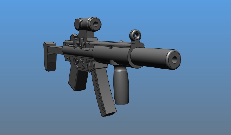 MP5SD with vertical foregrip (Dummy 13)
