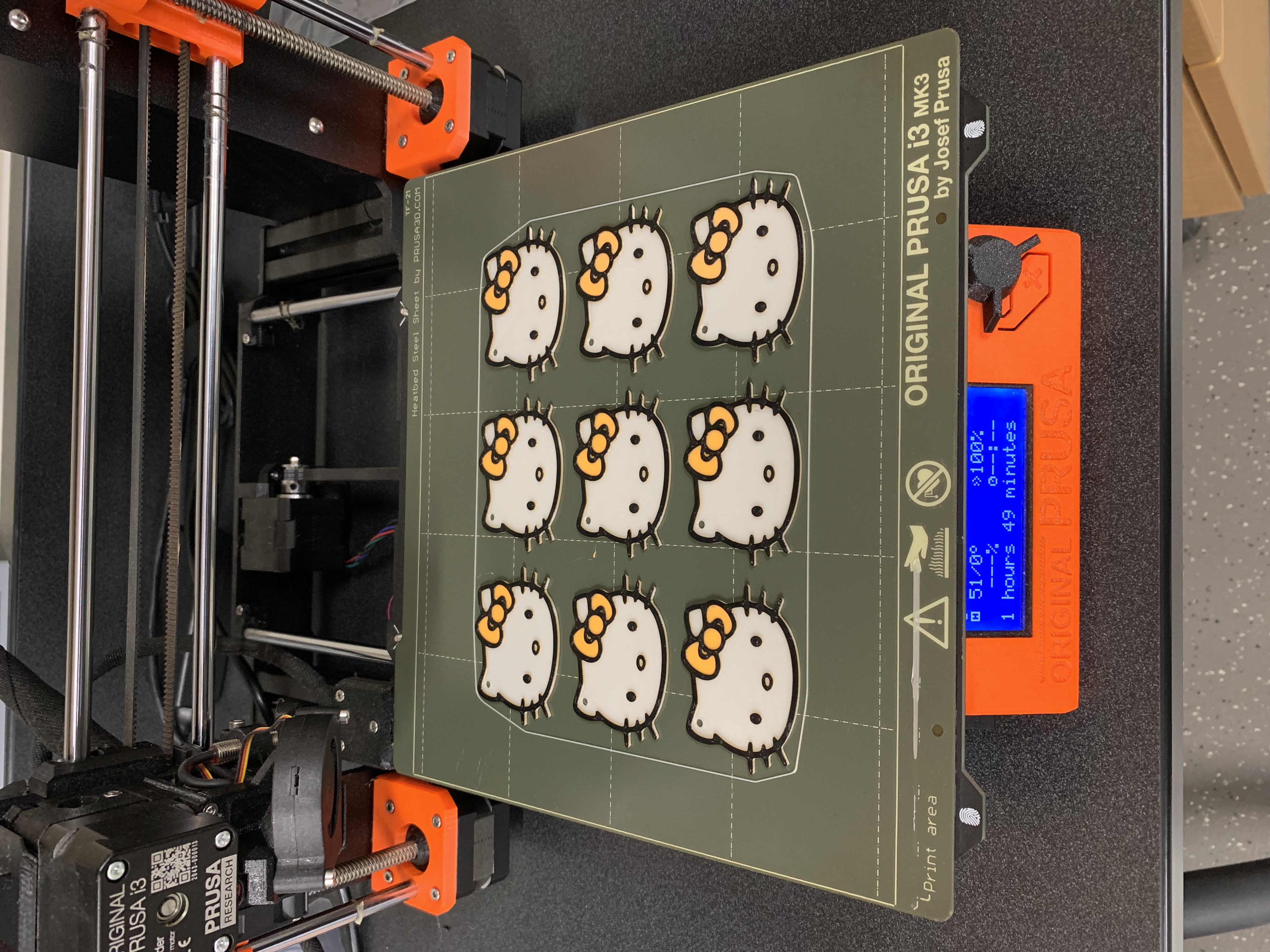 Miniatura 2 do modelo 3D Hello kitty Keychain