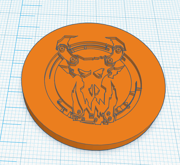 Goff Ork Command Coin / Objective Marker