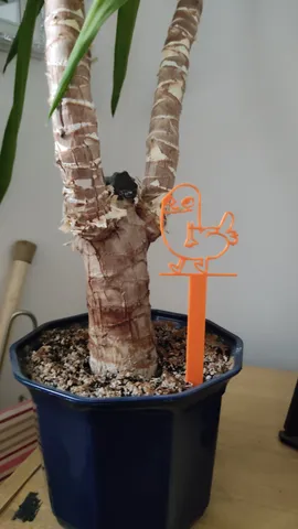 Plant Label Dickbutt