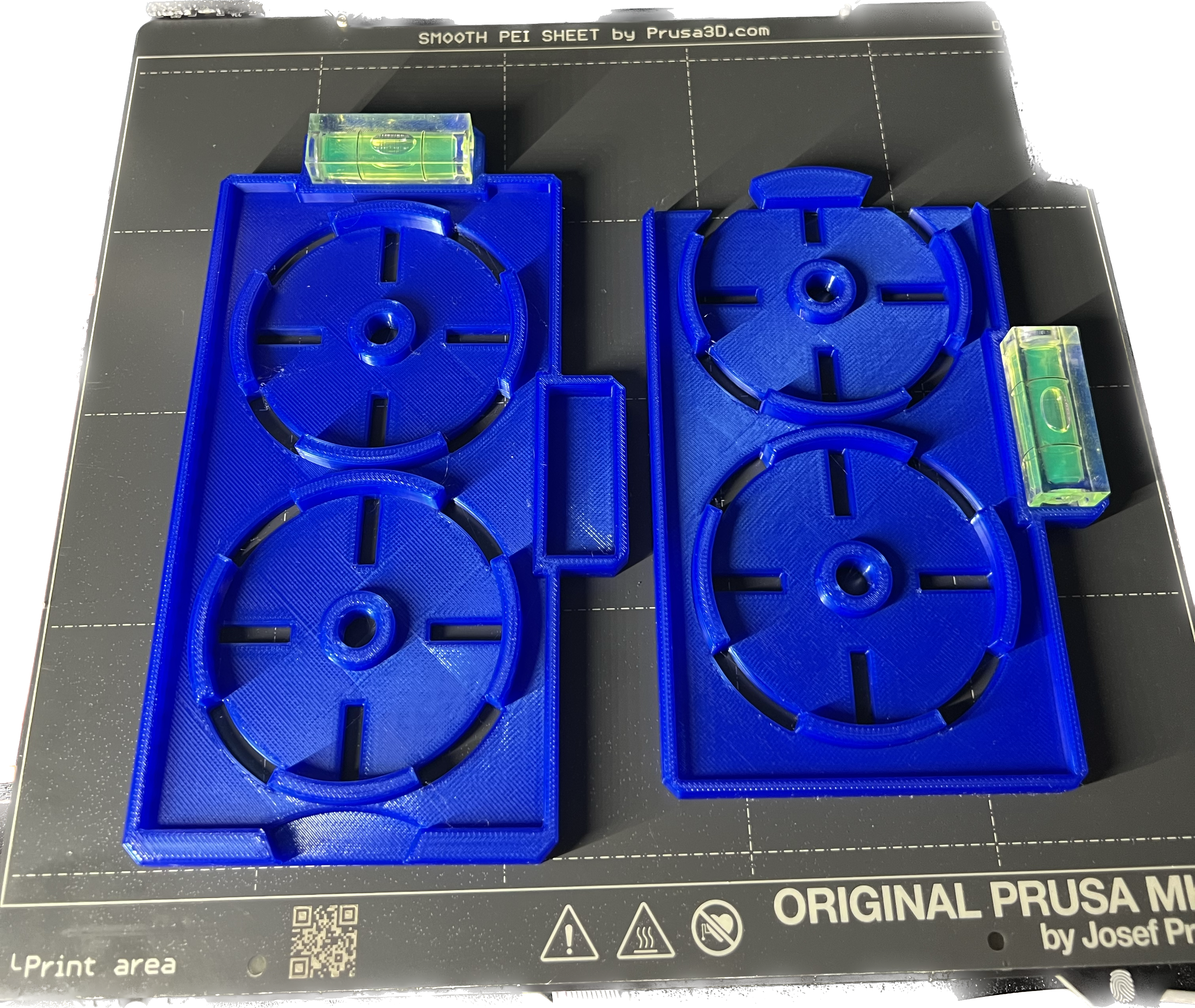 Drilling template for socket / switch box, 71mm (Bohrschablone)
