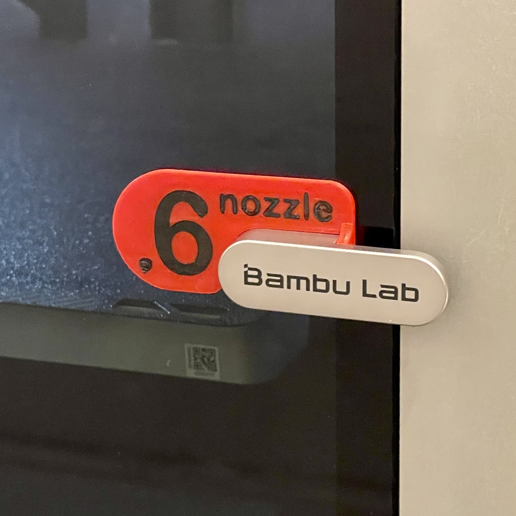 Bambu Lab Nozzle Label for X1C / P1S