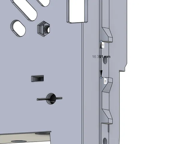 Stabilised Prusa Mini Z Bottom R8 Clone Fysetc Nuts v1.1