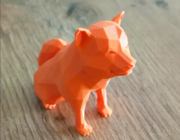 Shiba Inu - Low Poly