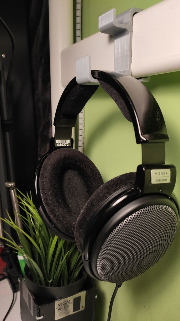 Headphone holder for IKEA beds by Bo.zip Download free STL model