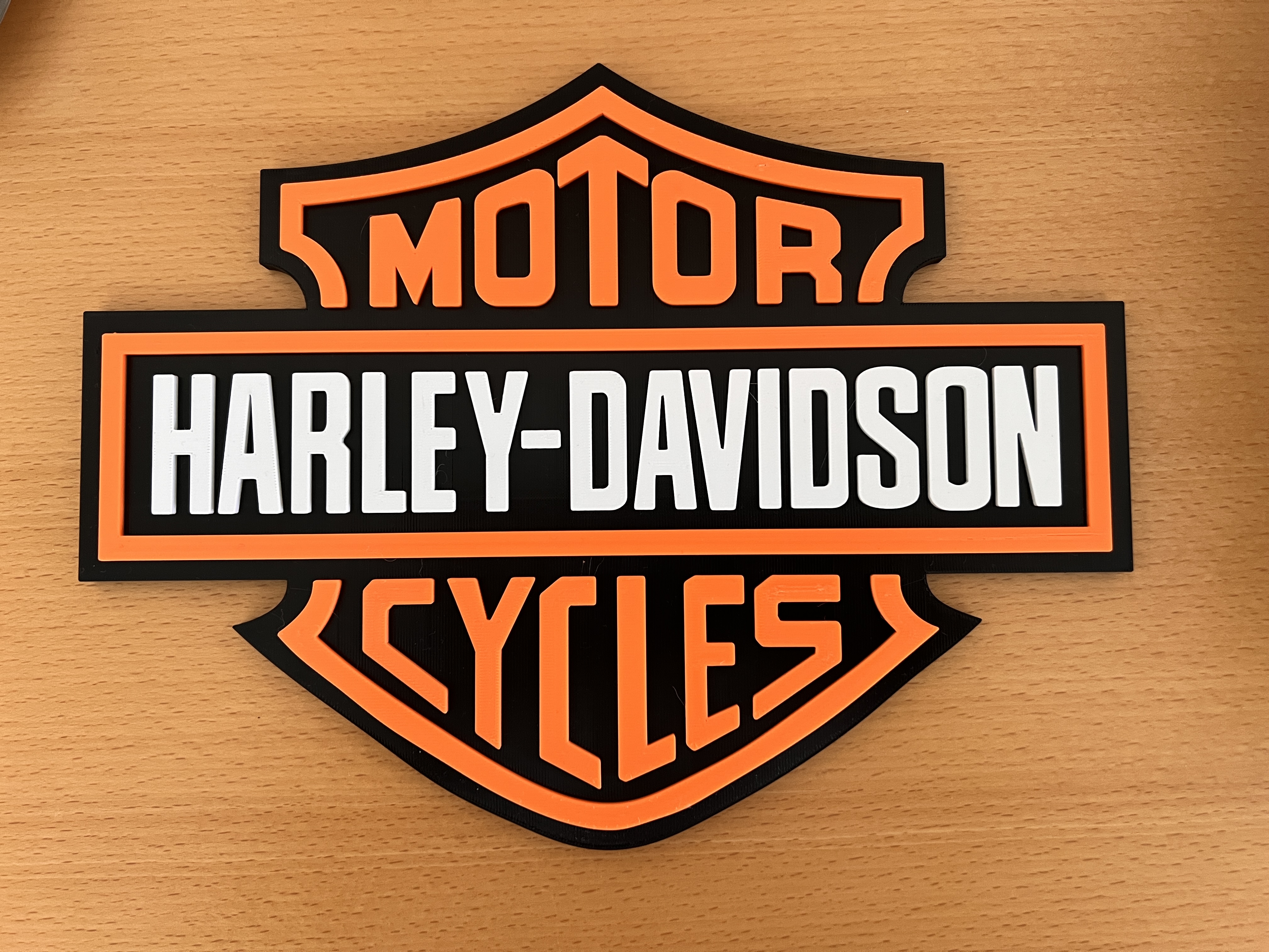 Harley Davidson Logo to hang on the wall