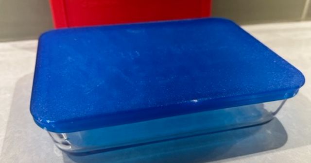 Rectangular Pyrex Lid 3Cup 750 ML Red By Bradical Download Free STL   Img 7578 