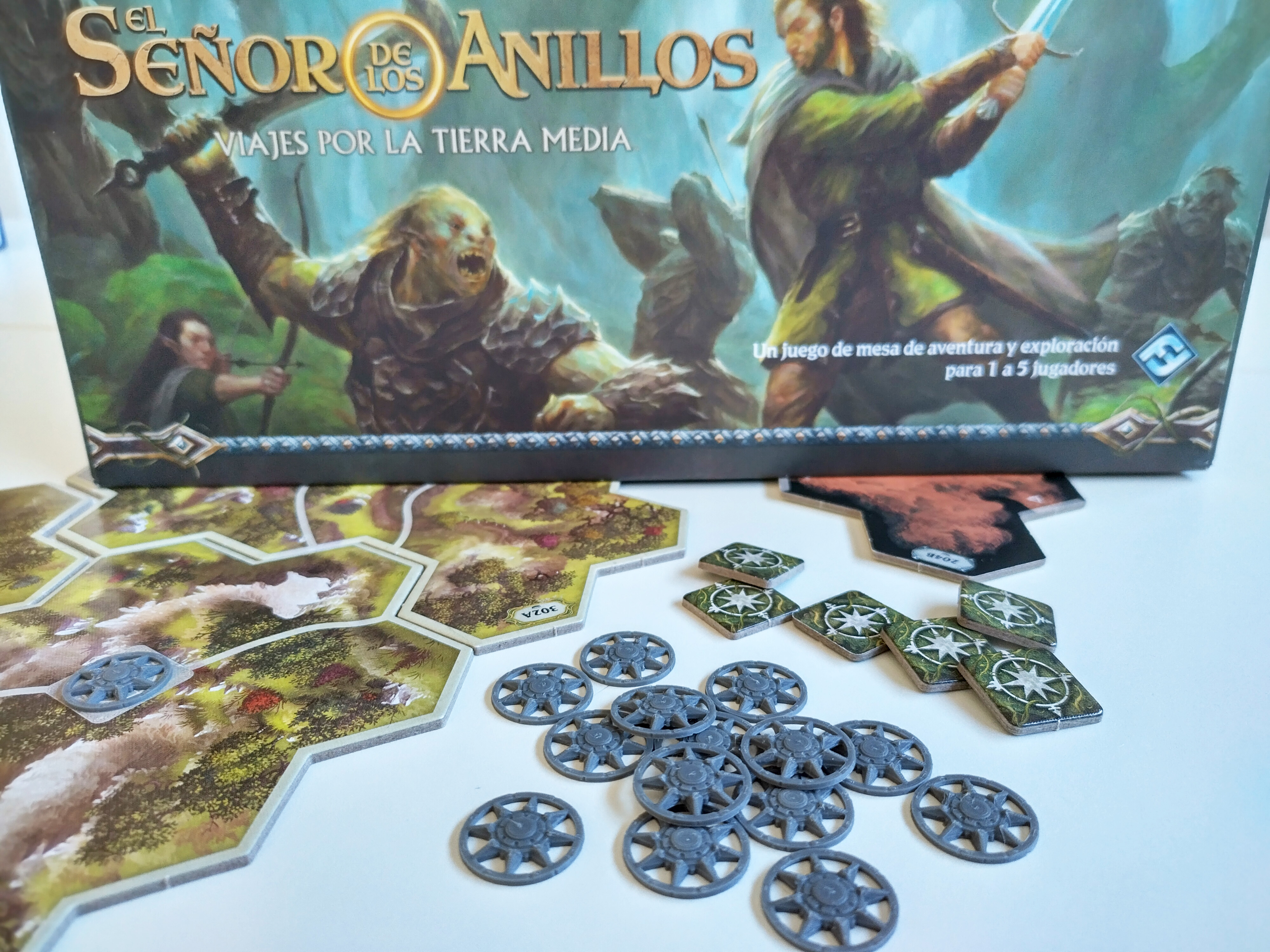 LoTR Journeys in Middle Earth exploration tokens