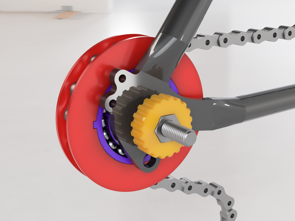 Bike chain support