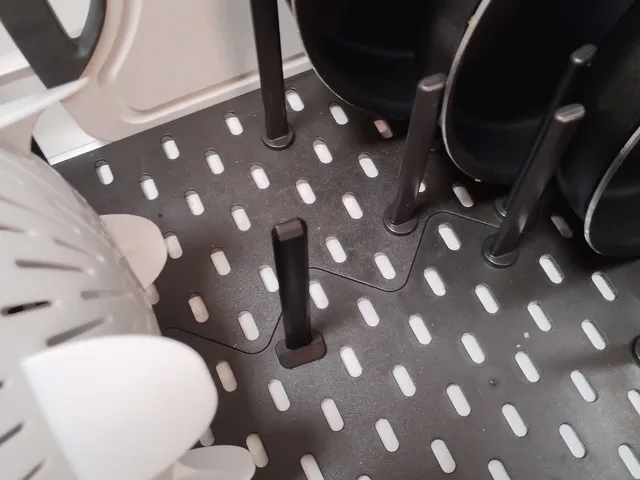 SUPPORTLESS IKEA UPPDATERA Pegs for Drawer Pegboard