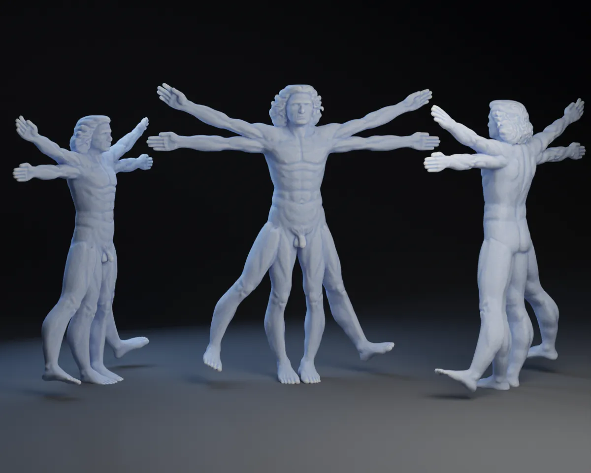 3d wall sculptures of human - 3D Printing Model