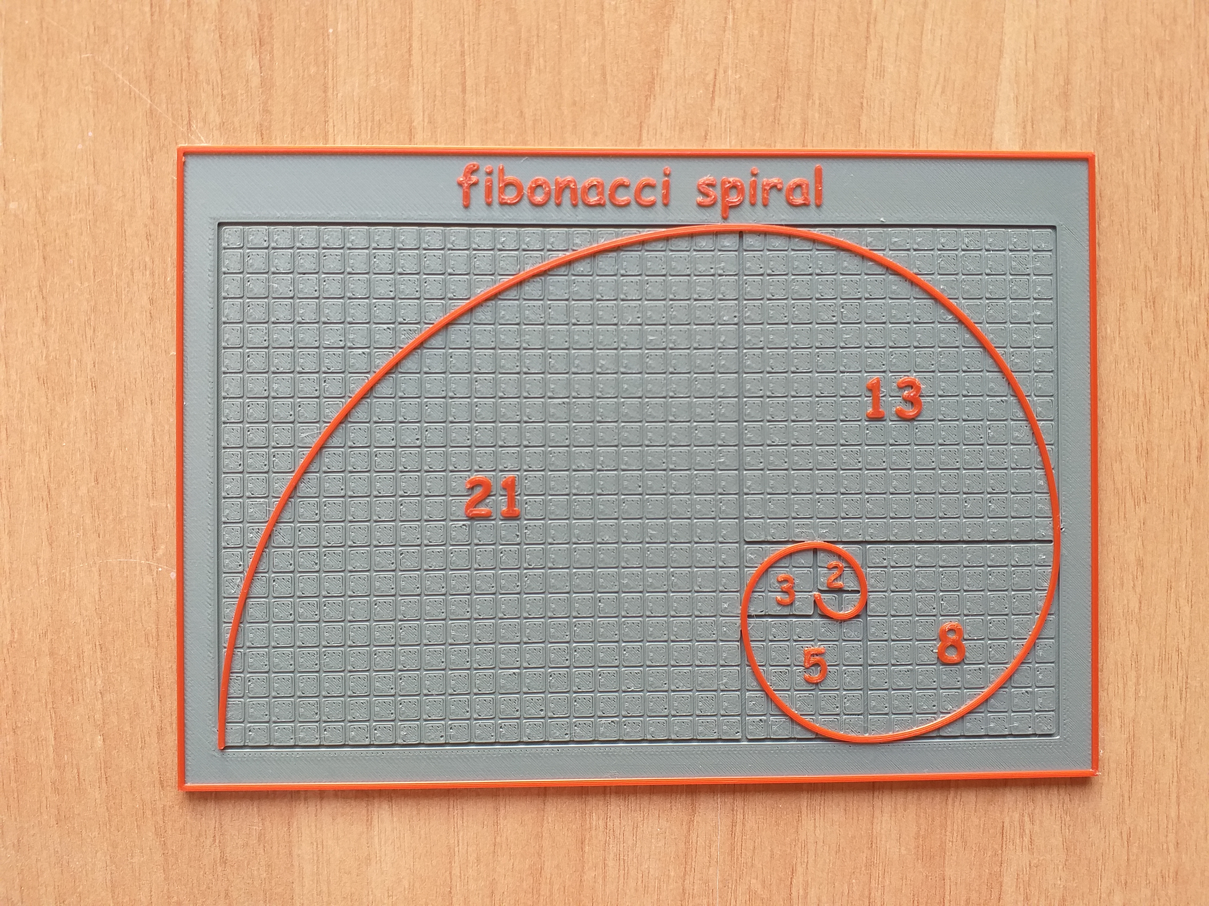 Fibonacci spiral