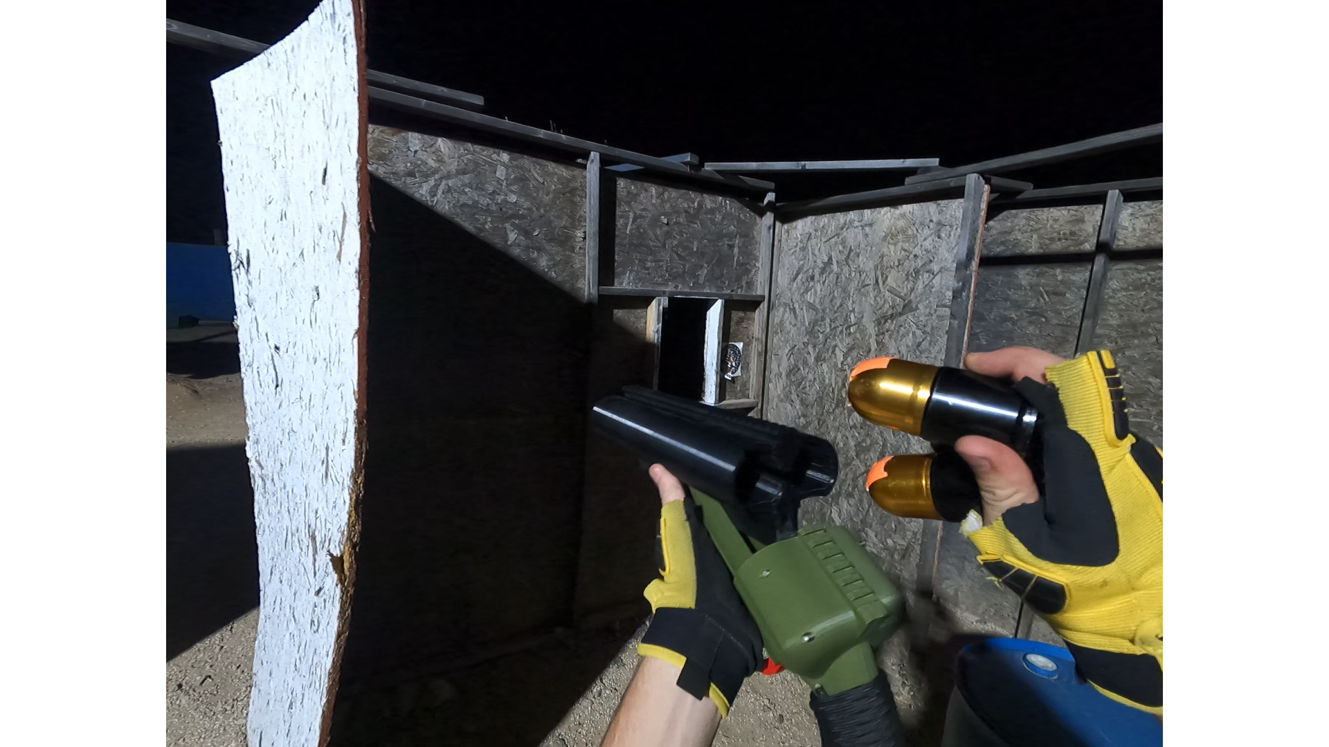 Libra double barrel airsoft 40mm shotgun grenade launcher by shirley