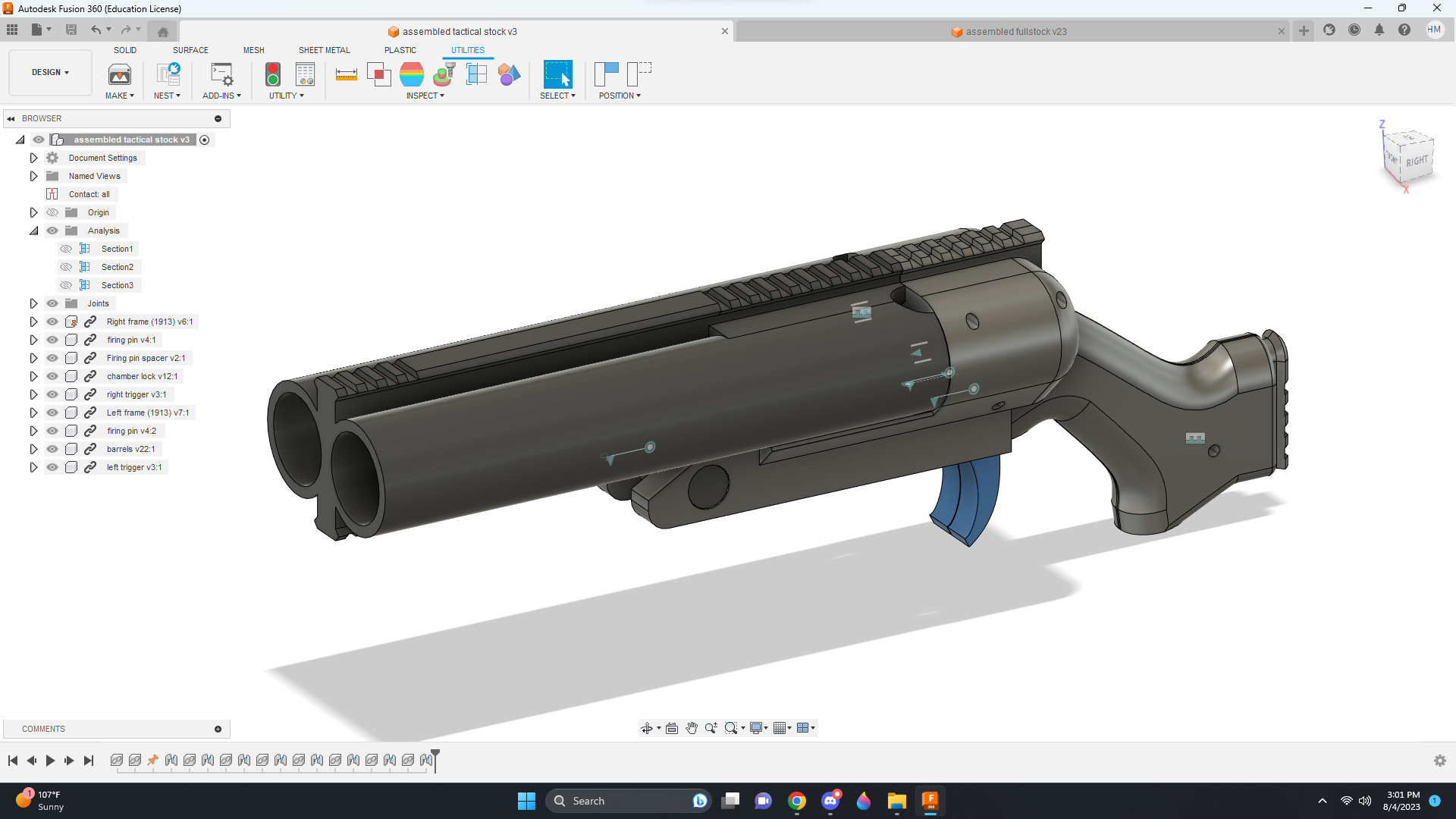 Libra Double Barrel airsoft 40mm shotgun/grenade launcher by Shirley ...