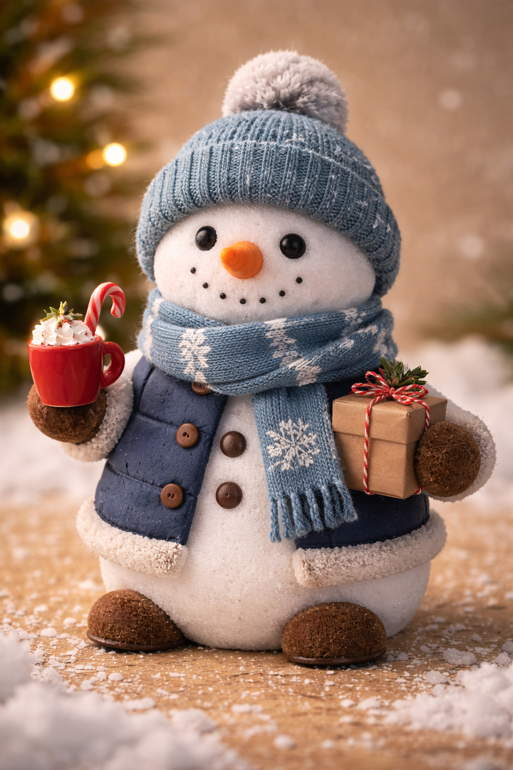 Cute Snowman on Holiday