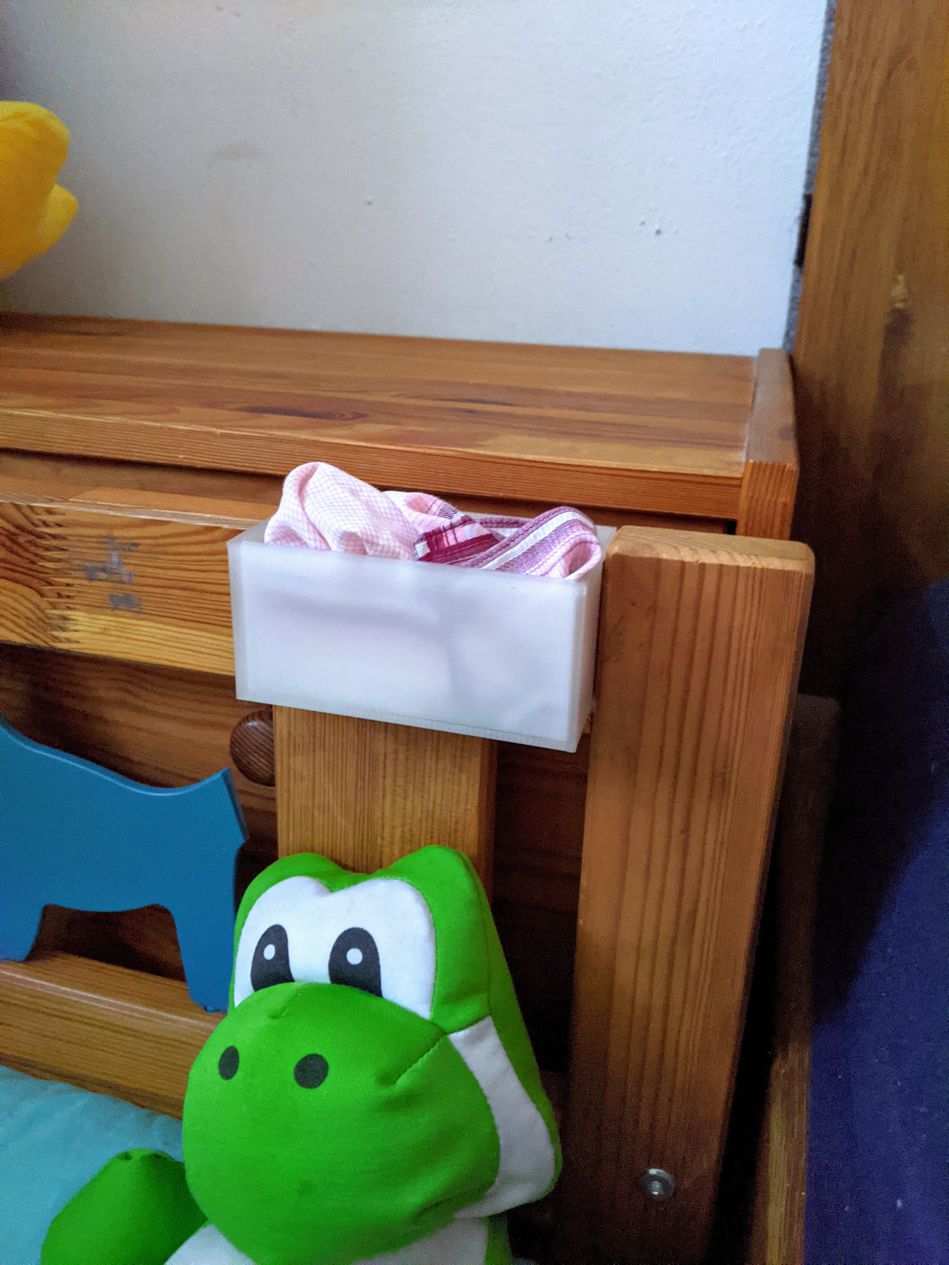 Bed napkin holder