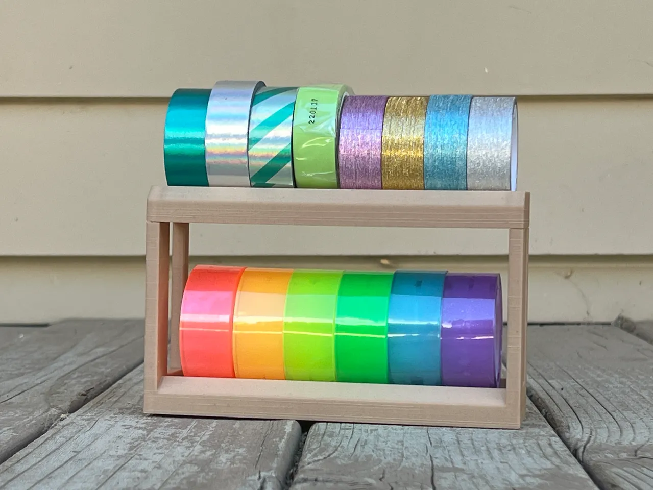 Stackable Washi Tape Storage by Golnaz Electric, Download free STL model