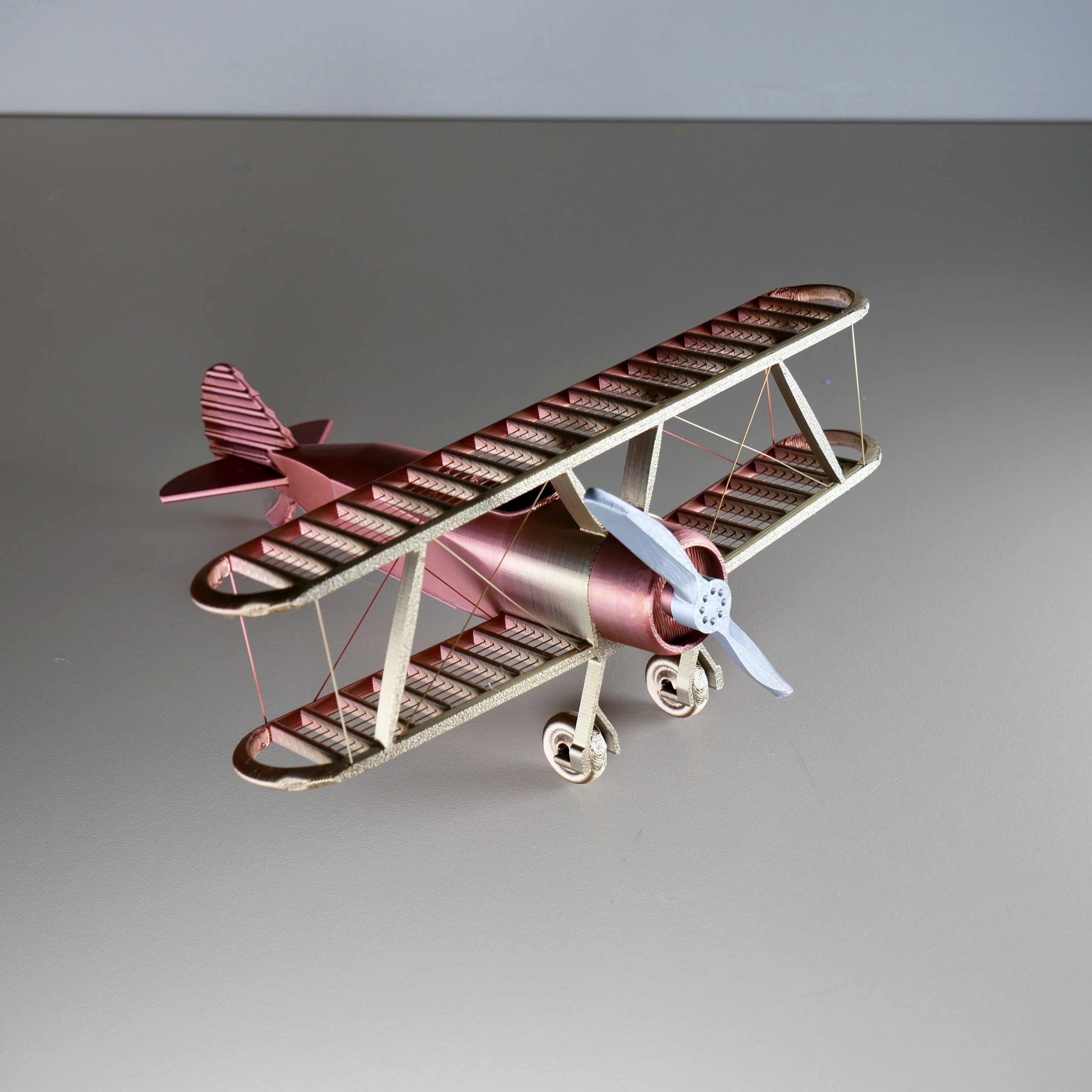 String Biplane:  No Supports