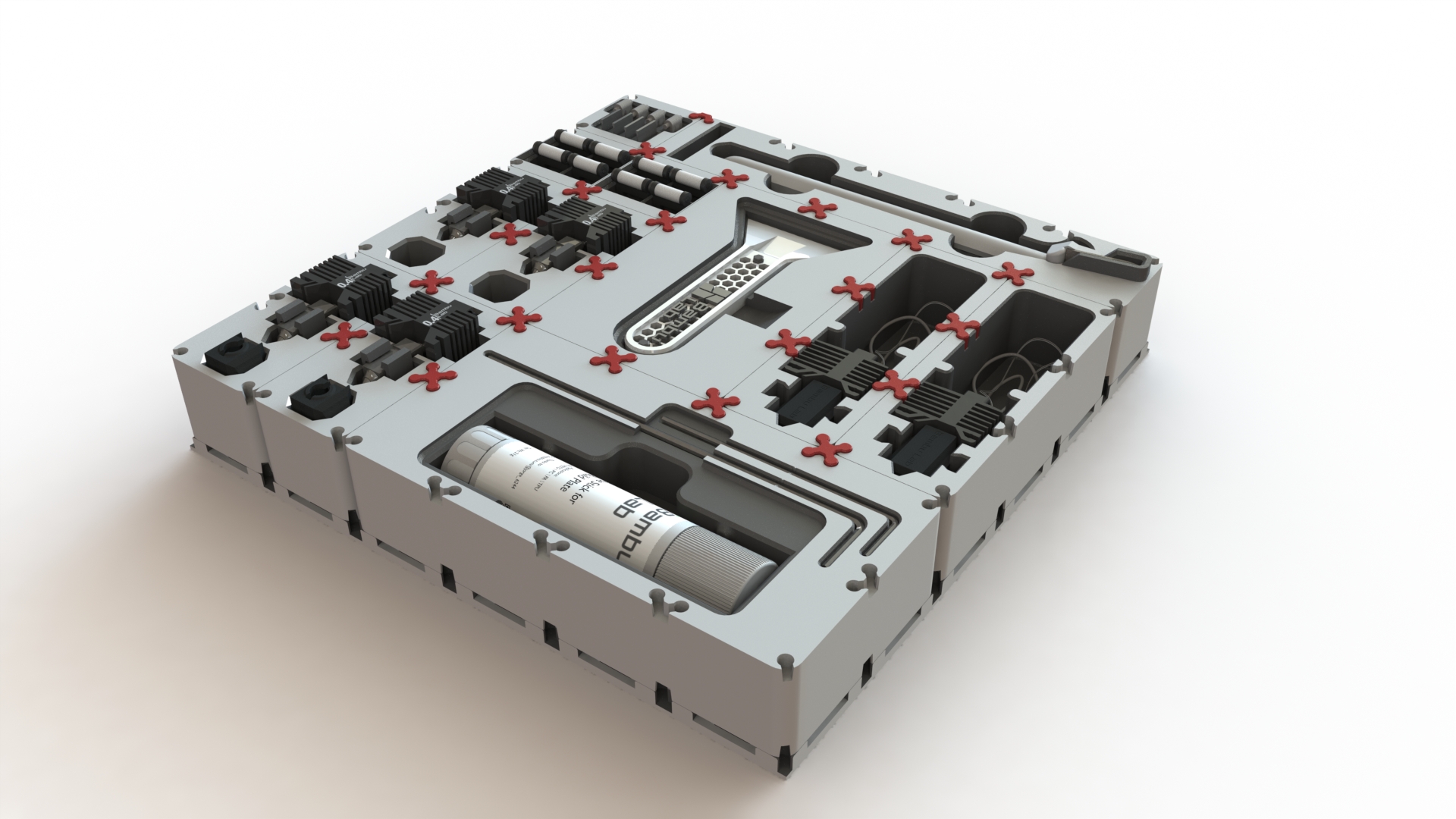 Miniatura 5 do modelo 3D Multi-Modular Storage System -MMSS
