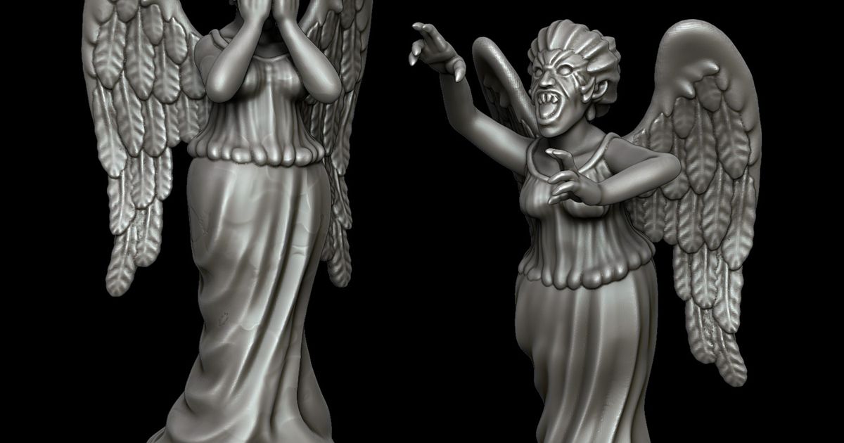 Weeping Angel by Printed Encounter | Download free STL model