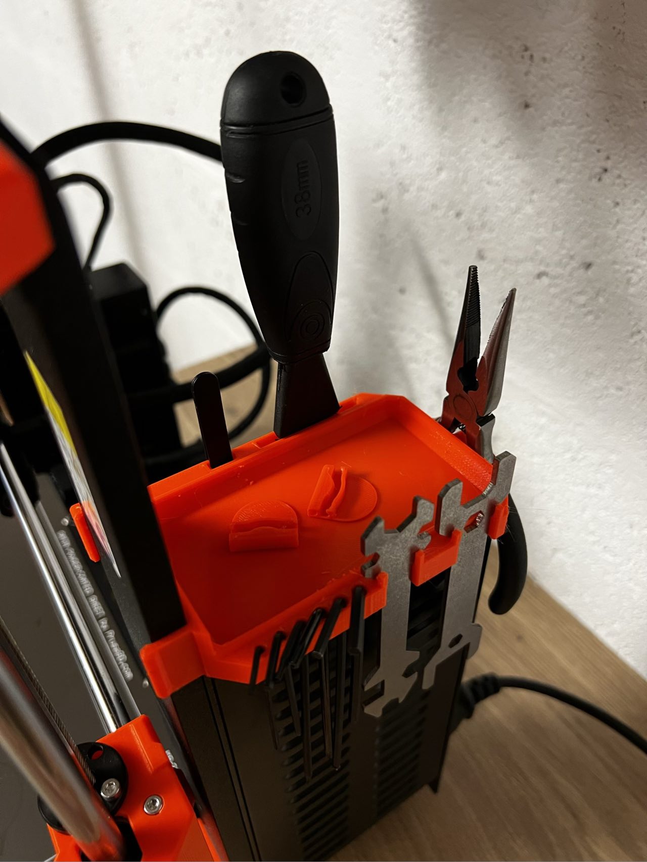 Toolbox holder for Prusa MK4