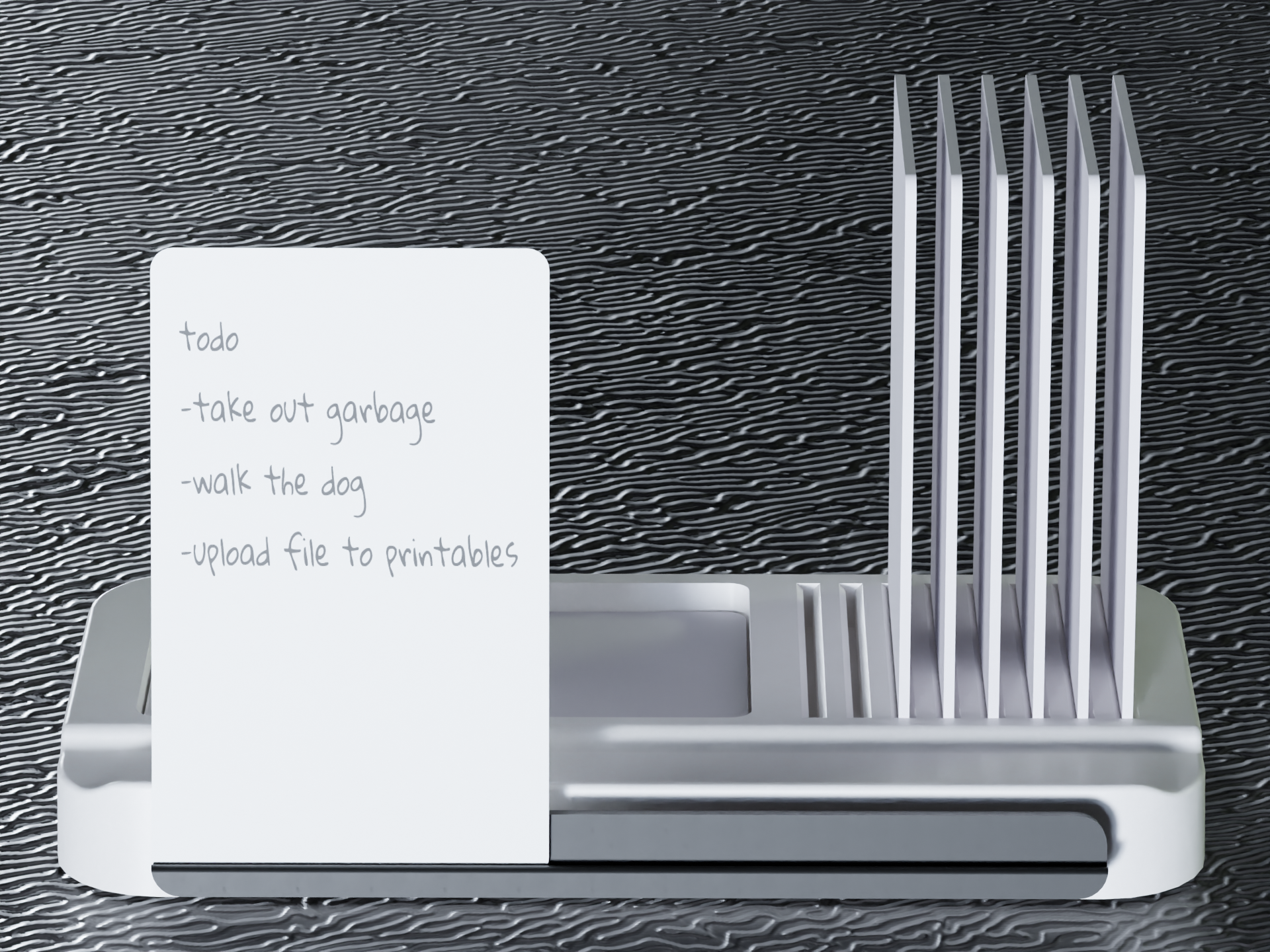 Dry Erase Note Organiser V2