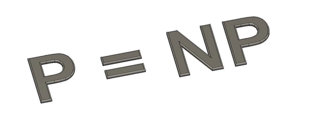 P=NP von AndreasAnast Kostenloses STLModell herunterladen