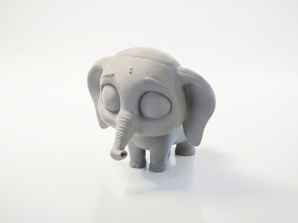 Baby Elephant Figurine Chibi Cute 3D Printable