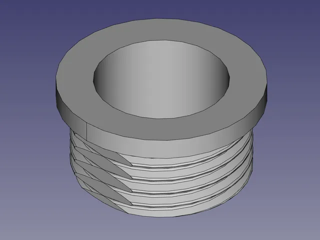 G1/2" Parallel Whitworth Pipe Thread - Plug and Template