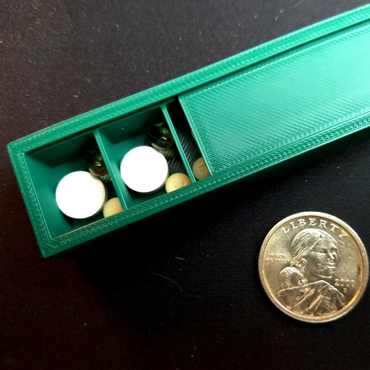 Pill Organizer 7-day 1-compartment unlabeled