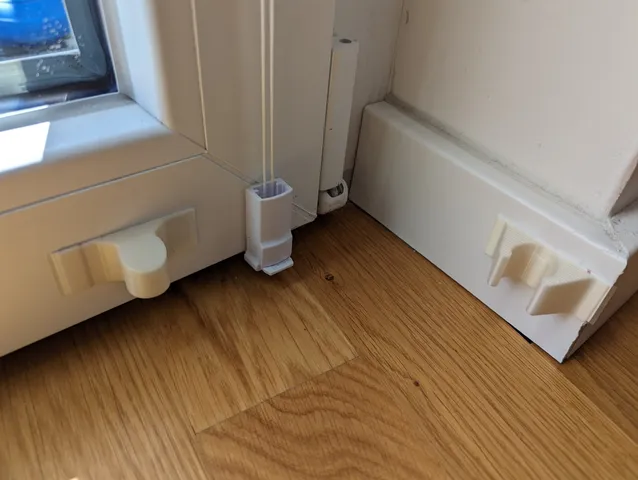 Door Stop Catch / Window Holder for Tesa Powerstrips