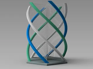 DNA String Art by Joker | Download free STL model | Printables.com