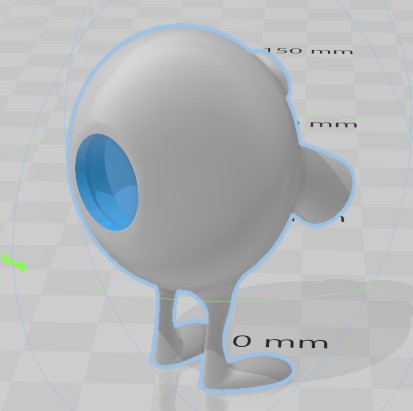 Miniatura 3 do modelo 3D Suction cup Qbert