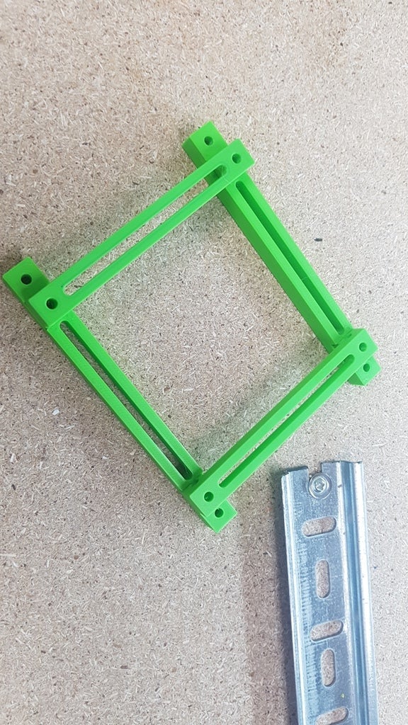 Miniatura 9 do modelo 3D Universal PCB DIN/Desktop adjustable holder