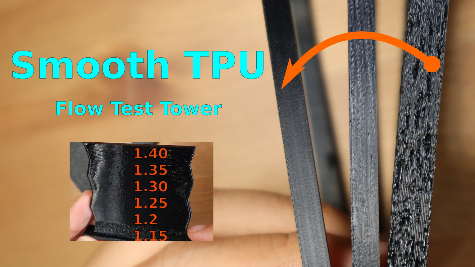 Smooth TPU filament flow test tower by gubutek | Download free STL ...