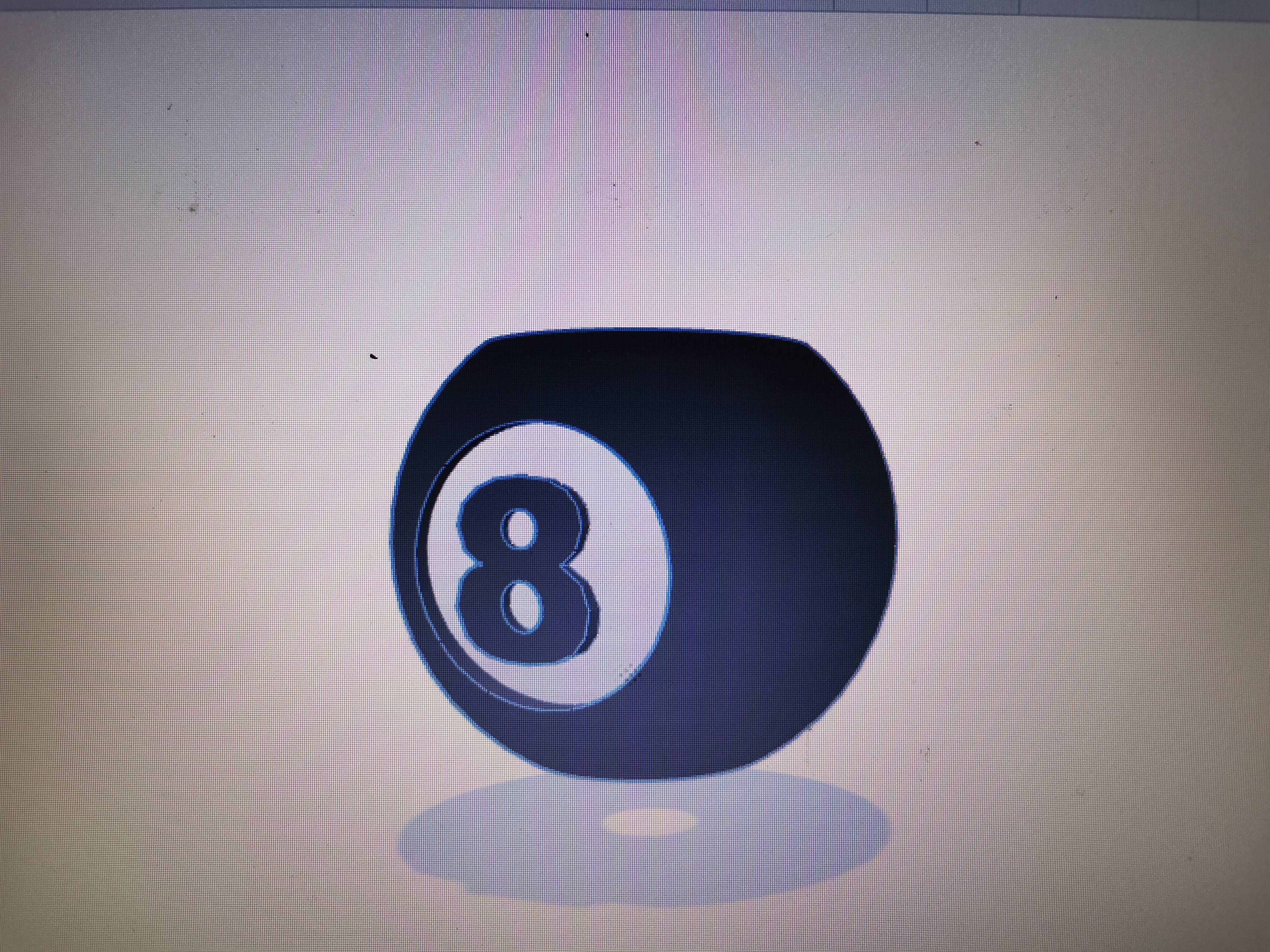 8 ball flower pot