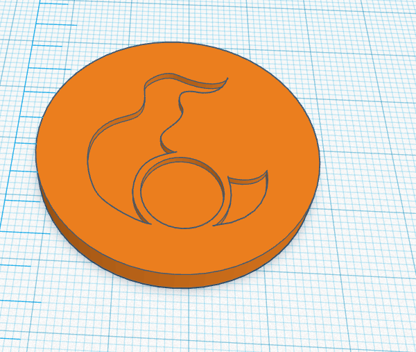 Tzeentch Command Coin / Objective Marker