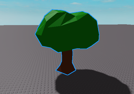 Low poly tree