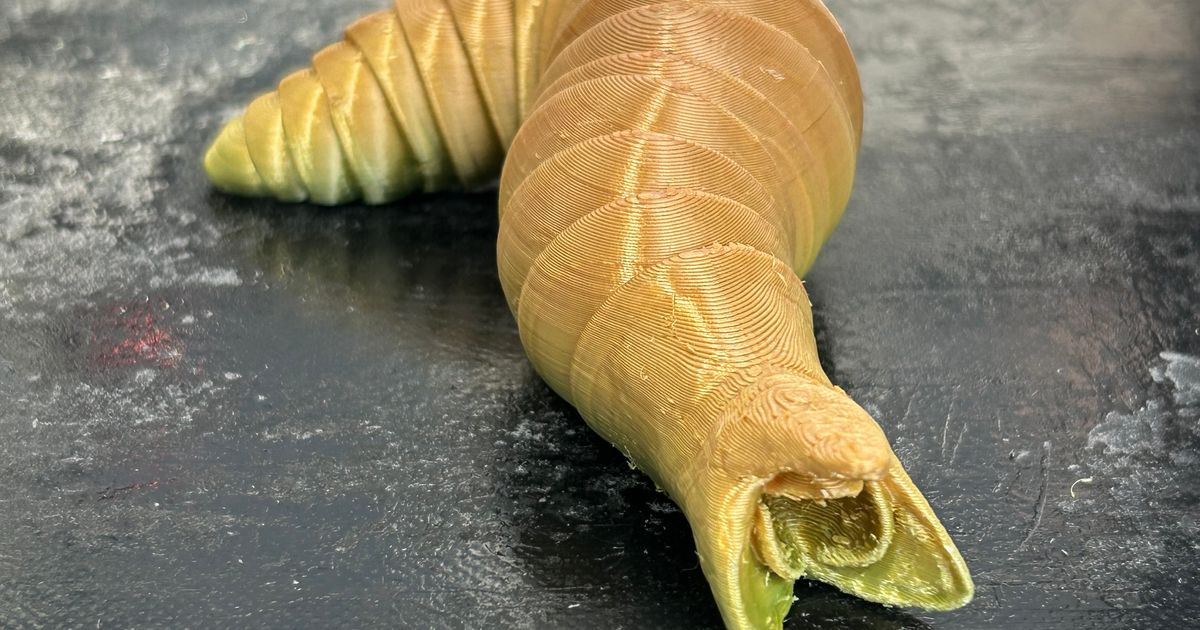 Friendly Articulated Shai Hulud (Sandworm) by BluebirdPi | Download ...