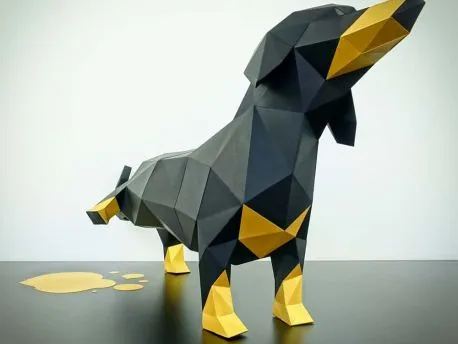 Peeing Dachshund / AI