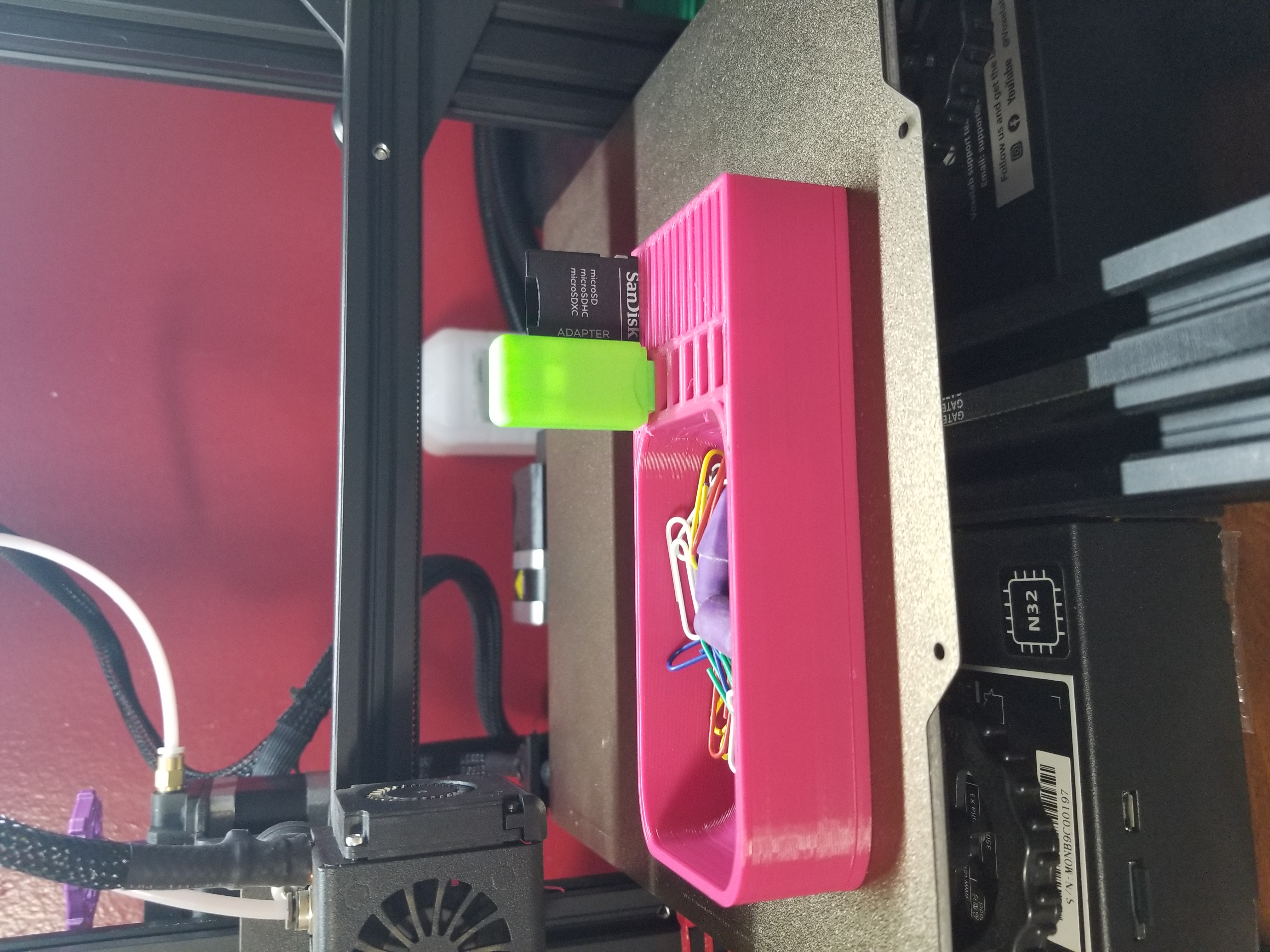 Catch All USB and SD Card Organizer