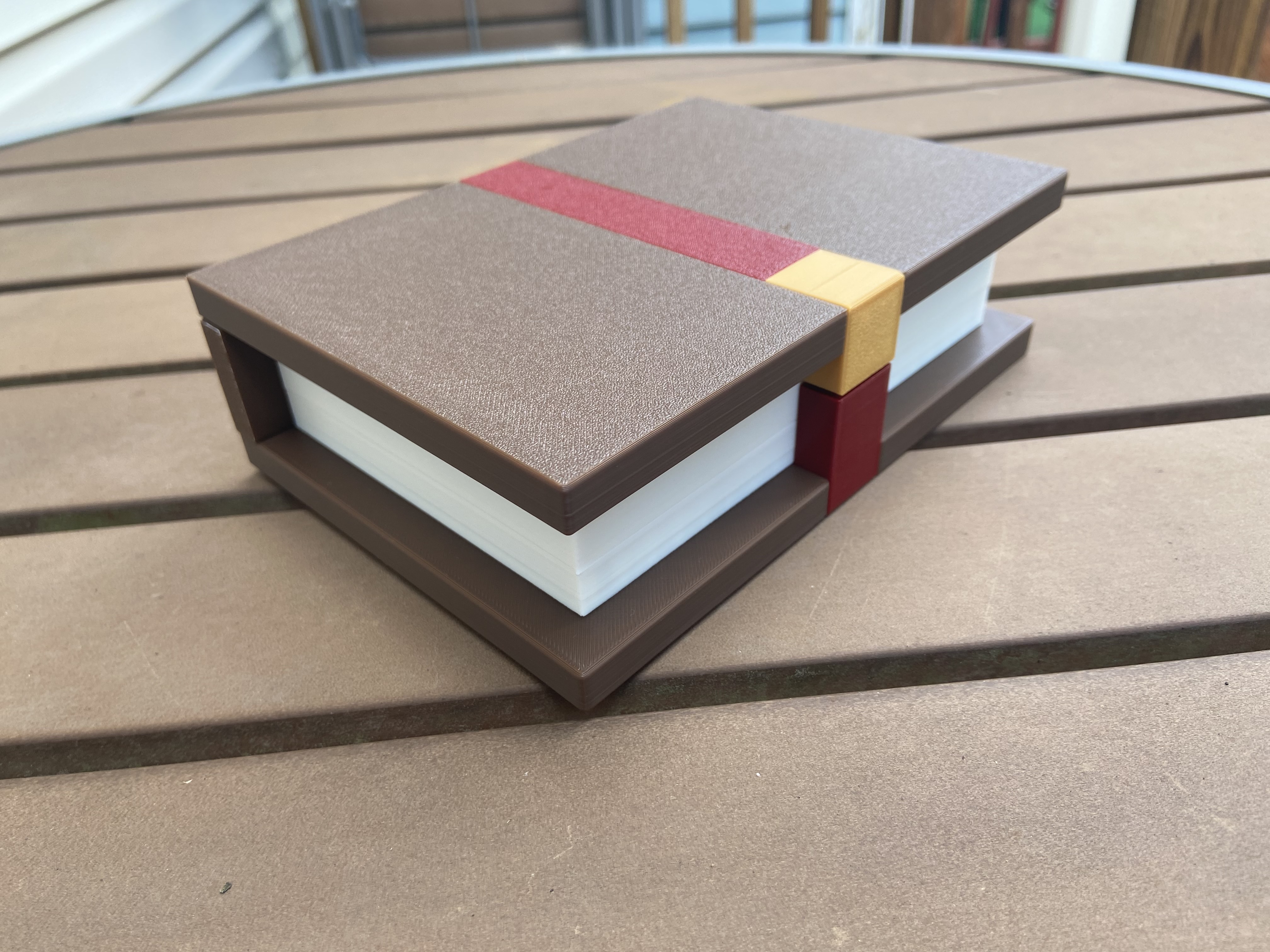Minecraft Book for Field Notes and pen storage 3D model thumbnail