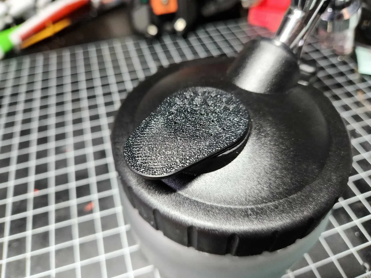 Better Airbrush Pot Filter Lid by Datura, Download free STL model