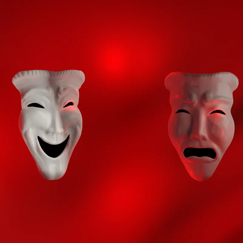 SCP 035 Mask, Happy & Sad by NovaDorium, Download free STL model