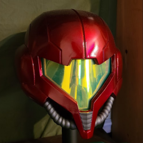 Cut Prime Samus Helmet