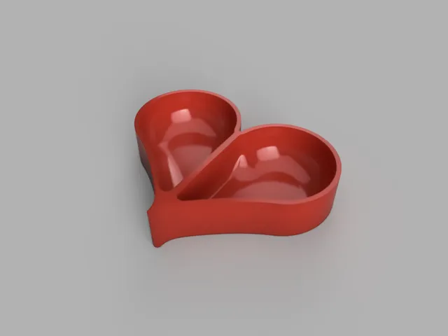 Valentine's Day heart bowl
