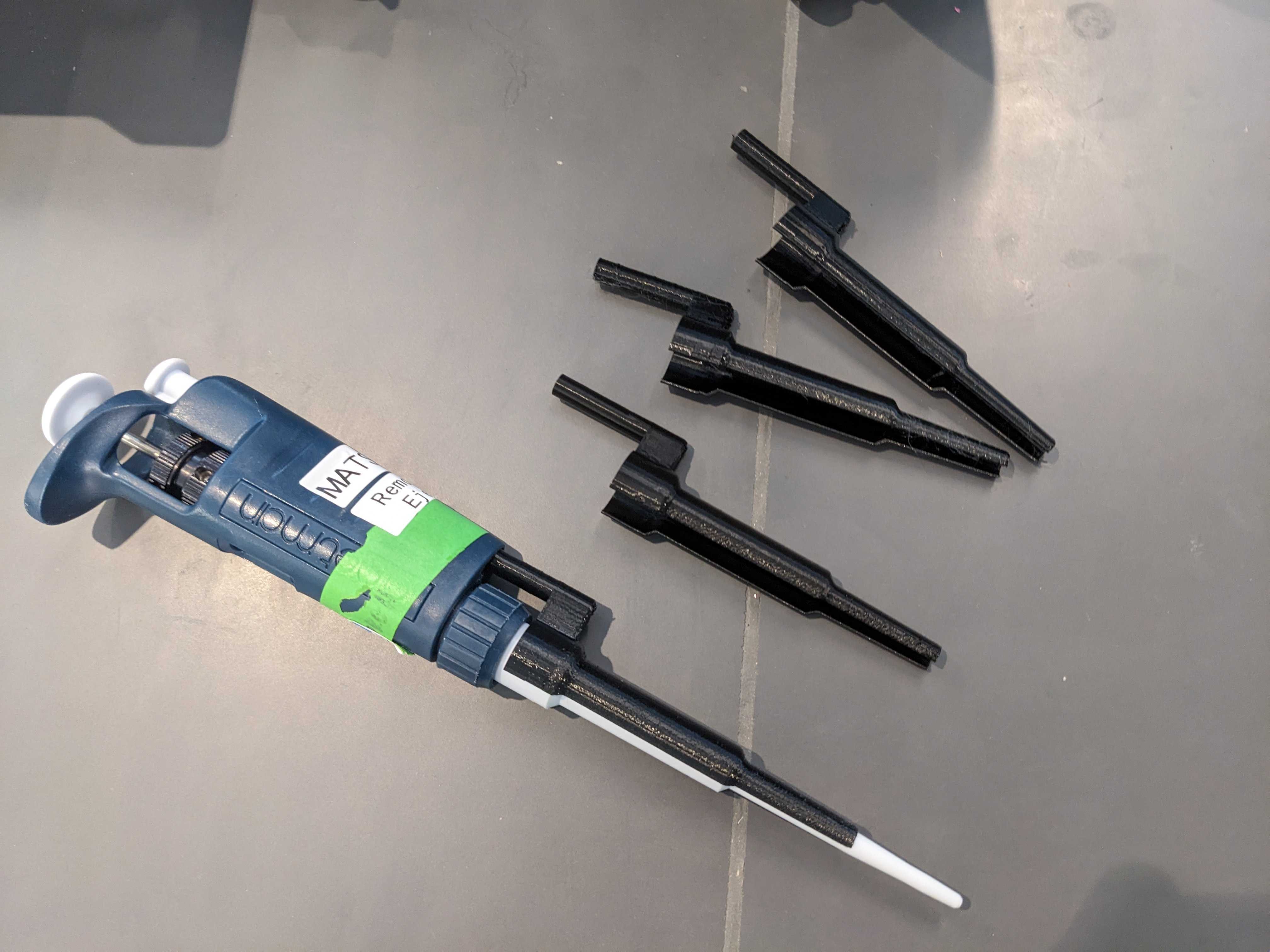 Gilson P20 pipette ejector by LabWizard Download free STL model