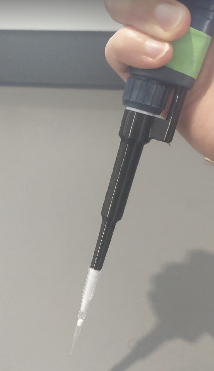 Gilson P20 pipette ejector by LabWizard Download free STL model