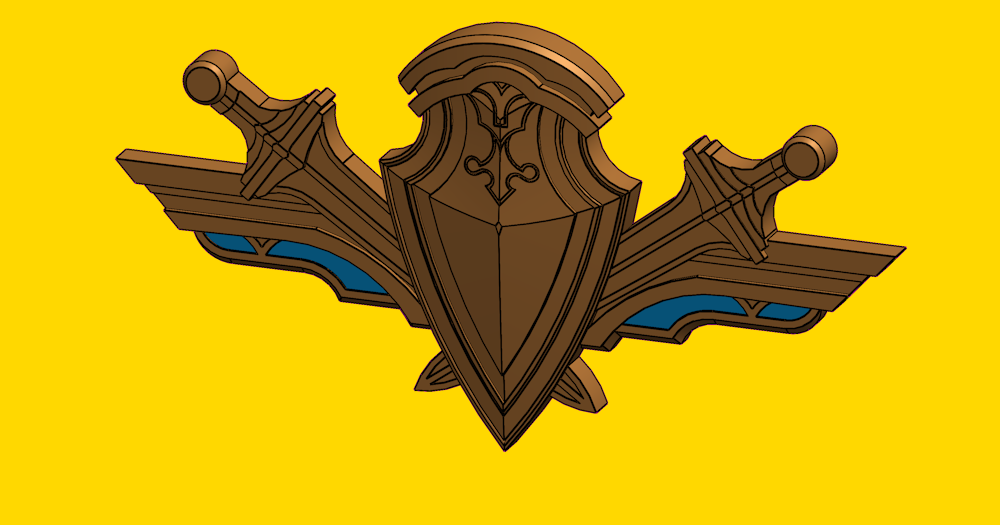 FFXIV PVP Bronze Rank Badge by Download free STL model