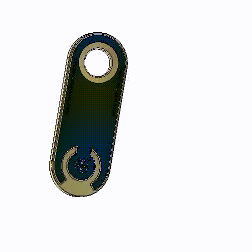 Starfield Currency Keychain
